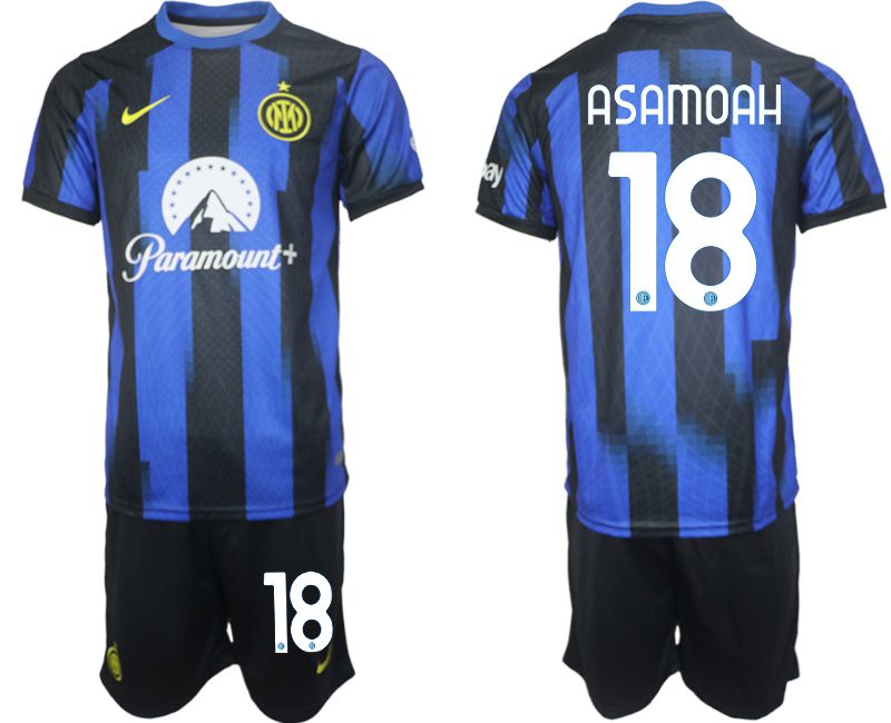 Men 2023-2024 Club Inter Milan home blue #18 Soccer Jersey->->Soccer Club Jersey